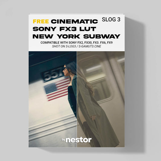 Free Cinematic LUT for Sony FX3 sLog3 - New York Subway Edition